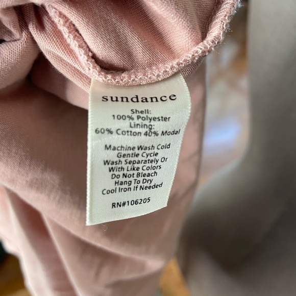 Sundance long sleeved embossed top, blush pink, size S, NWT - Picture 4 of 5